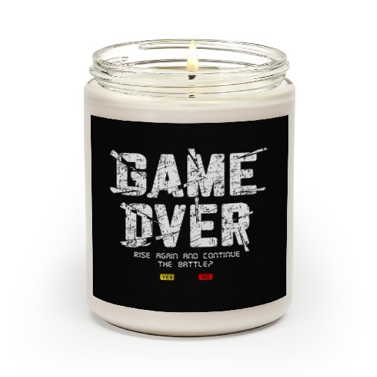 Game Over Rise Continue Banner Scented Candles