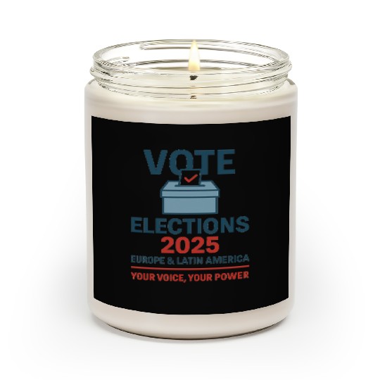 Vote 2025 Election Campaign Design Scented Candles