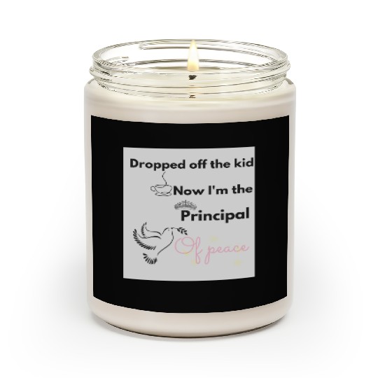 Peaceful Dove with Empowering Message Scented Candles