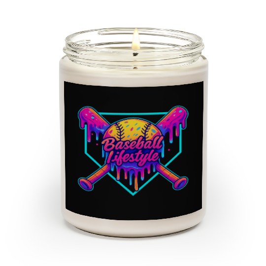 Baseball Lifestyle Apparel Youth Baseball Drip Ice Scented Candles