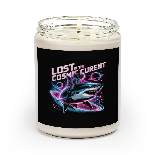 Lost in Cosmic Adventure Shark Scented Candles