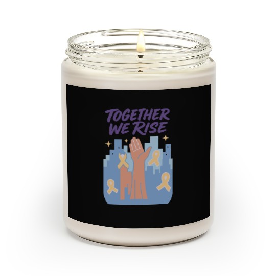 Together We Rise │ Childhood Cancer Awareness	 Scented Candles