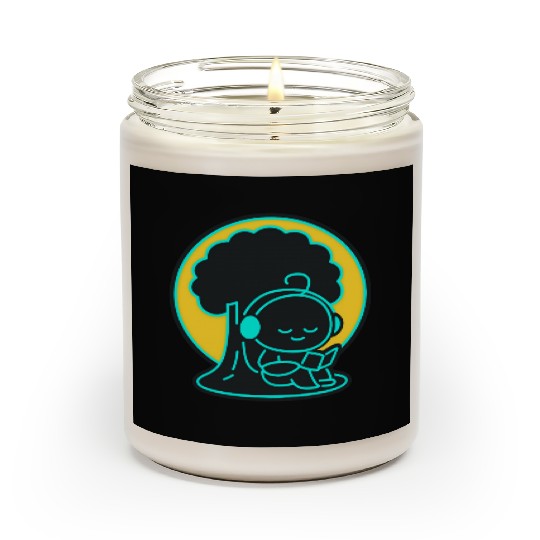 Peaceful Tech Reading Under Tree Scented Candles