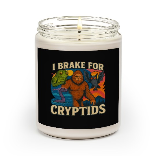 Cryptid Mythical Creature Scented Candles Design
