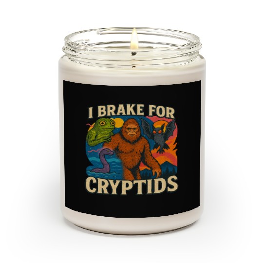 Cryptid Mythical Creature Scented Candles Design