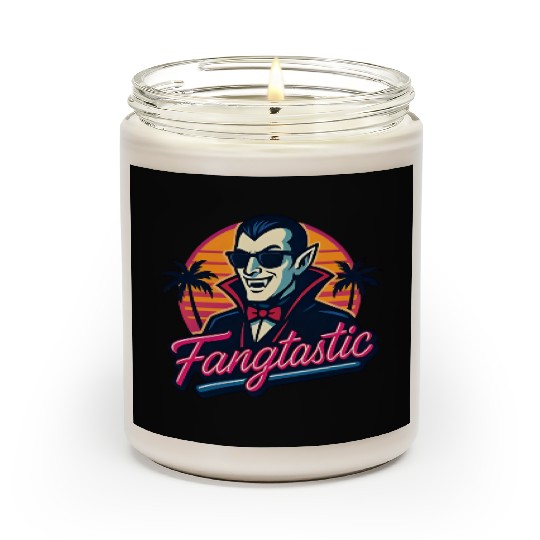 Fangtastic – Retro Vampire Neon Style Scented Candles