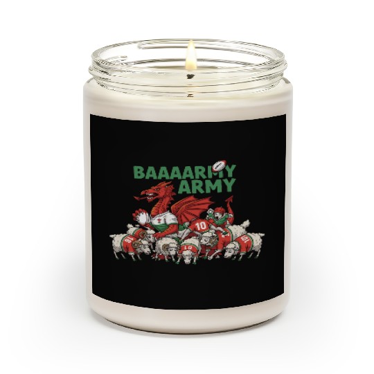 Dragon Rugby Fan Squad  Scented Candles