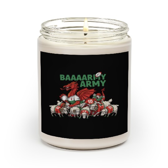 Dragon Rugby Fan Squad  Scented Candles
