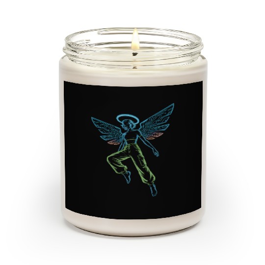 Circuit Angel Digital Wings Tech Halo Streetwear Scented Candles