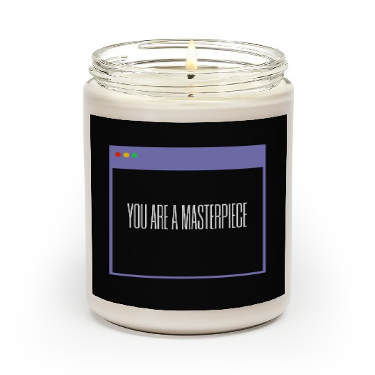 Inspirational Self Love Design Scented Candles