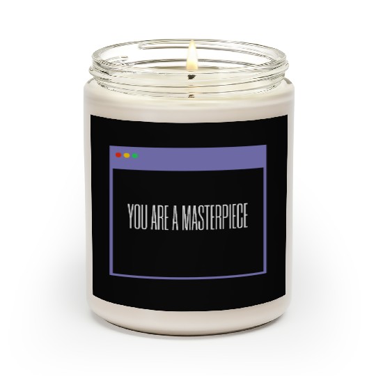 Inspirational Self Love Design Scented Candles