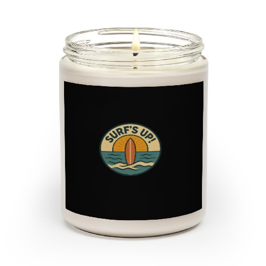 Sunset Surf Up Motivational Patch Scented Candles