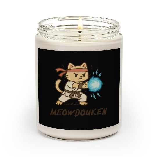 Meowdouken Street Fighter Scented Candles