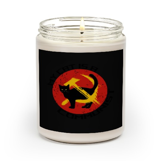 My Cat Is A Communist For Cat Lovers Scented Candles