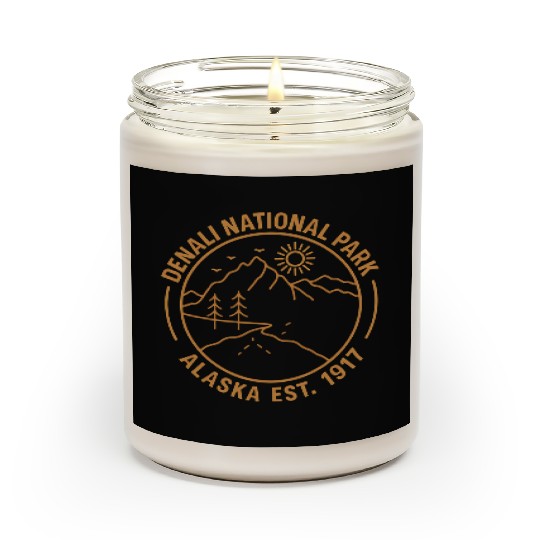 Denali Mountain Alaska National Park Scented Candles