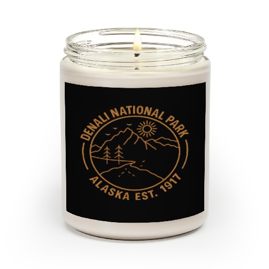 Denali Mountain Alaska National Park Scented Candles