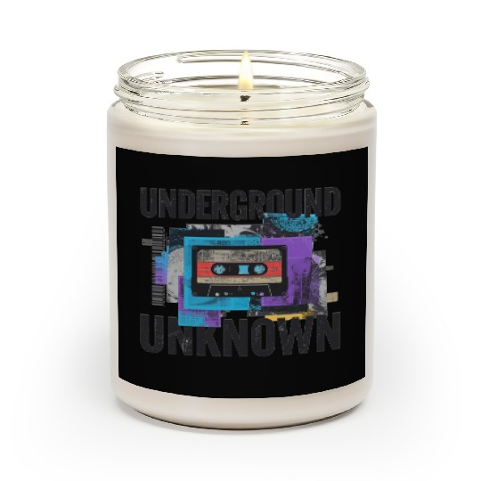 Underground Cassette Tape Urban Art Scented Candles