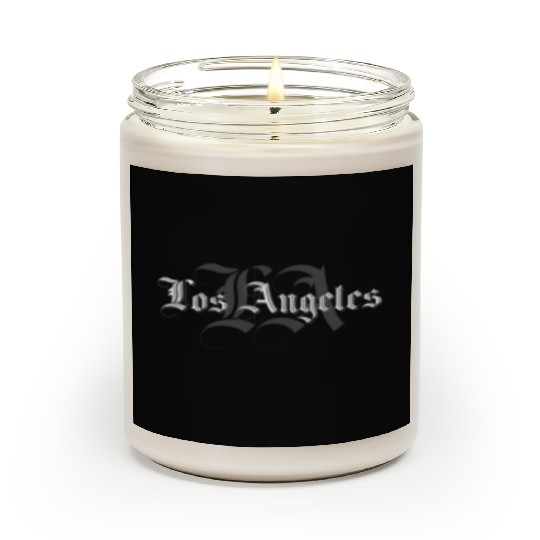 Los Angeles BlackLetter Scented Candles