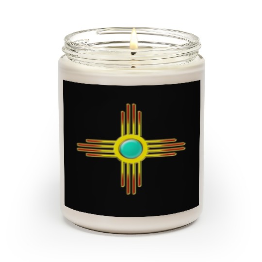 Zia Sun, Zia Pueblo, New Mexico, Sun Symbol, DD 1 Scented Candles