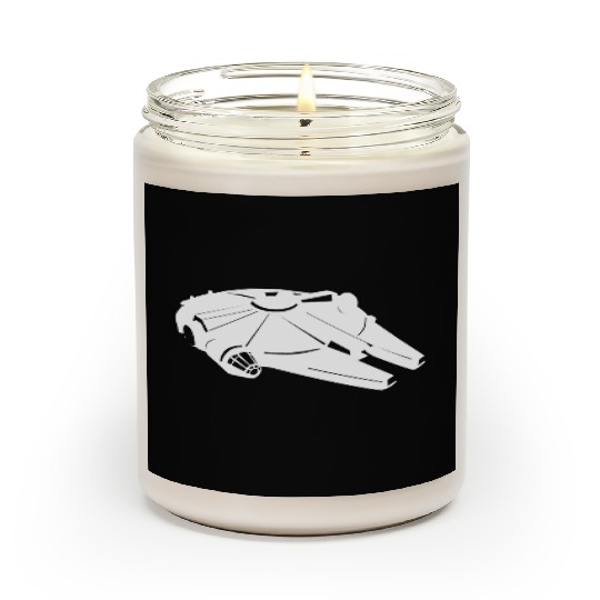 Millennium Falcon White Scented Candles