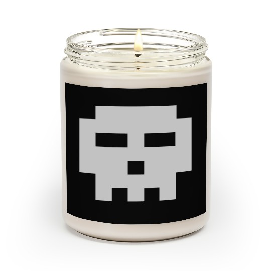 Scott Pilgrim 8-bit Skull Vector Scented Candles