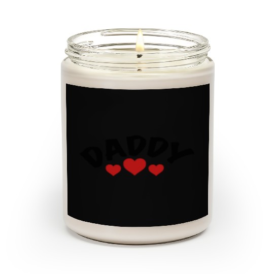 Daddy / i love my dad / father 2c Scented Candles