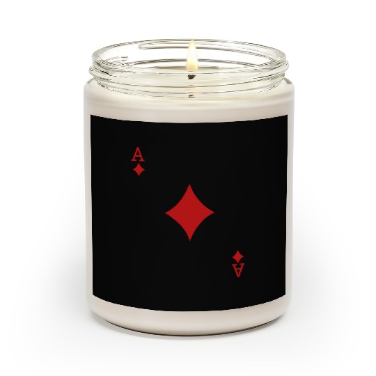 Ace Playing Card Scented Candles