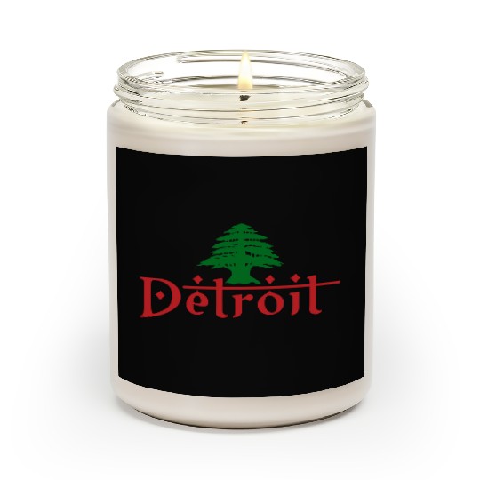 Detroit Lebanon Lebanese Pride Flag Scented Candles