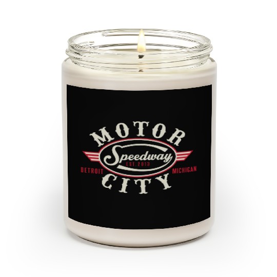 MOTOR CITY SPEEDWAY Scented Candles