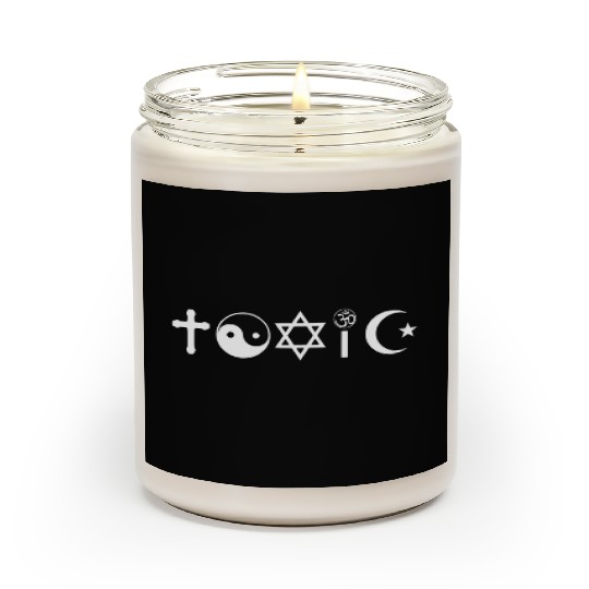 Religion Is Toxic Freethinker Scented Candles
