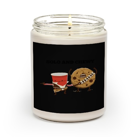 Funny star wars han solo and chewbacca Scented Candles