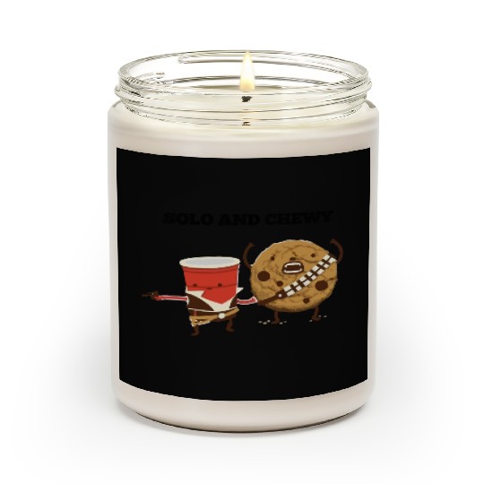 Funny star wars han solo and chewbacca Scented Candles