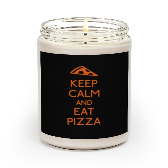 Keep Calm Pizza Scented Candles