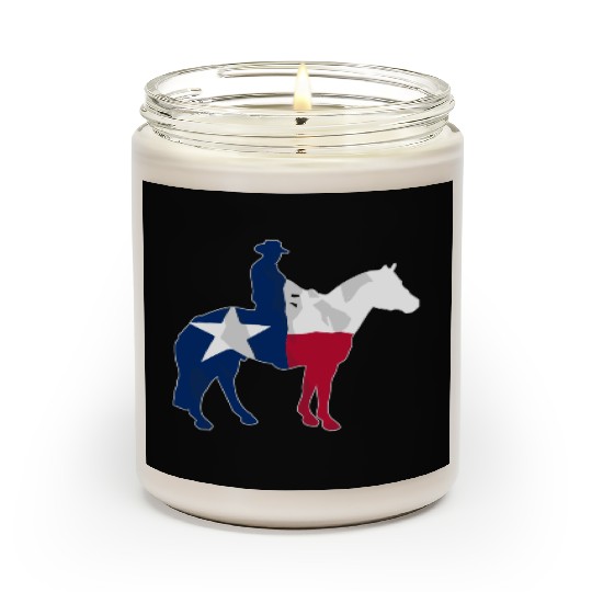 Texas Cowboy Flag Scented Candles