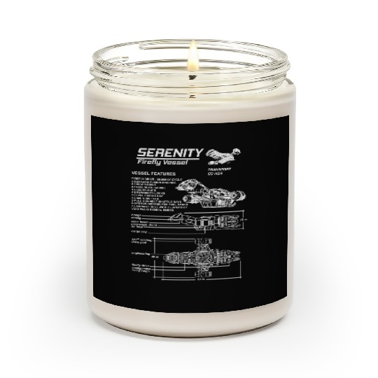 Serenity - Firefly vessel awesome Scented Candles for fa