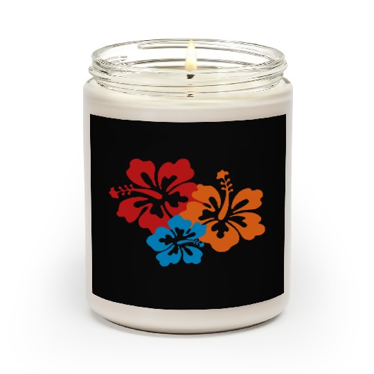 Icon Hibiscus Flowers 2b Scented Candles