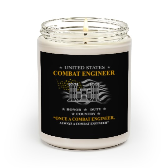 combat engineer, us army combat engineer, army com Scented Candles