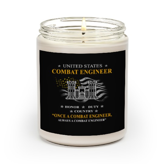 combat engineer, us army combat engineer, army com Scented Candles