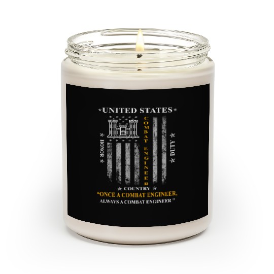 combat engineer, us army combat engineer, army com Scented Candles