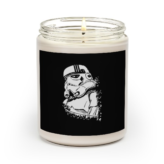 Funny and cool Star Wars Stormtrooper graffiti Scented Candles