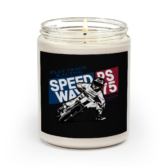 Flat Track Rider - Speedway Racing Scented Candles