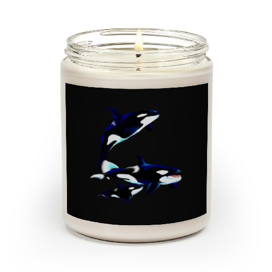 Orca Family Scented Candles