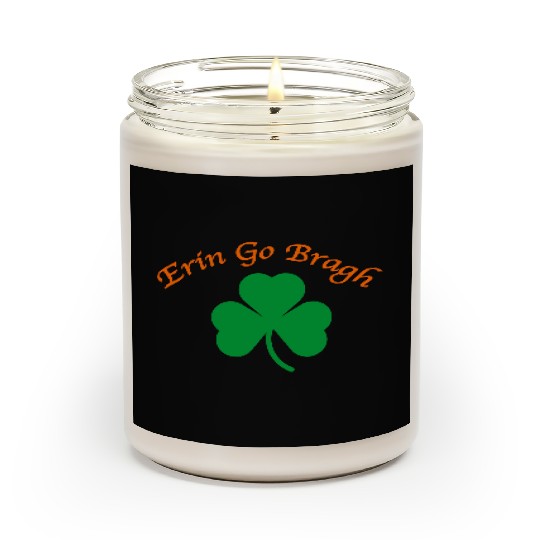 Erin Go Bragh Shamrock Scented Candles