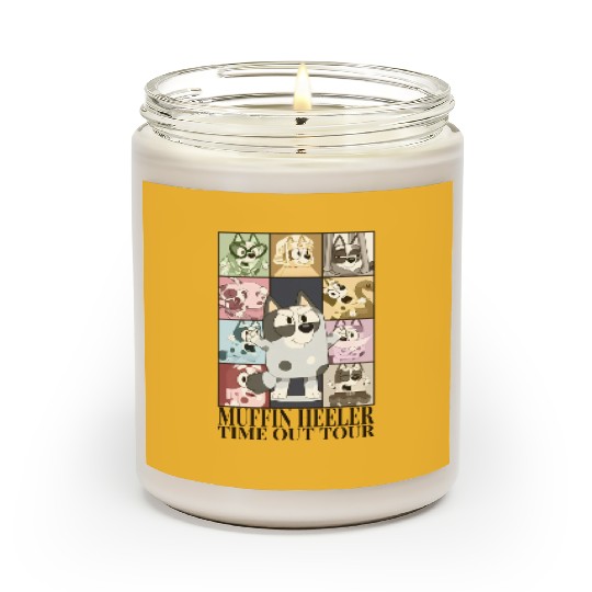 Muffin Heeler Eras Tour | BlueyDad And Bingo Scented Candles | Bandit Heeler Chilli Heeler