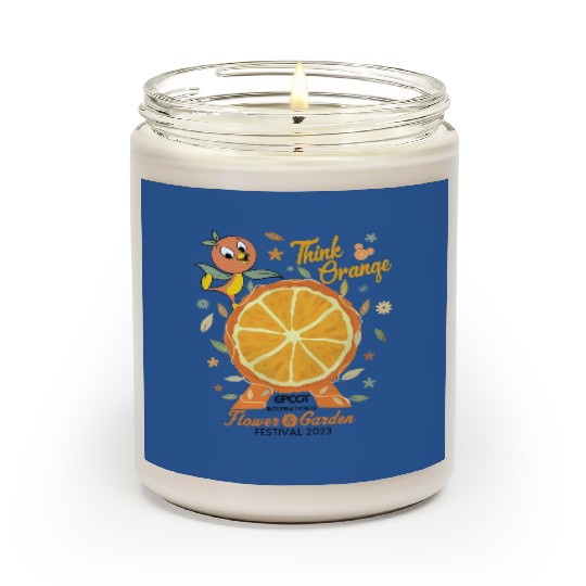 Disney Orange Bird Epcot Scented Candles, Disney Epcot International Flower and Garden Festival 2023