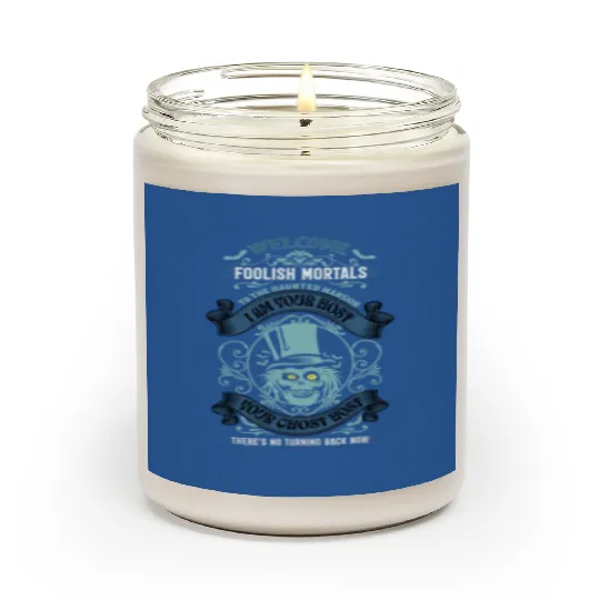 Haunted Mansion for Disneyland or Disneyworld, Hatbox Ghost Scented Candles