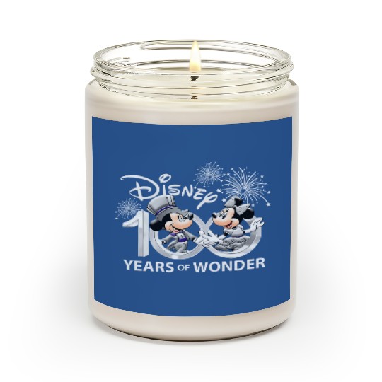 Disneyland Platinum 100th Anniversary Scented Candles, Disney Family Vacation Scented Candles