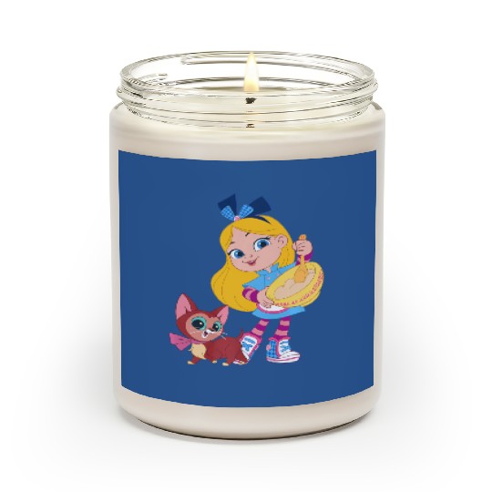 Disney Alices Wonderland Bakery Alice and Dinah Premium Scented Candles, Magic Kingdom Trip Unisex Scented Candles