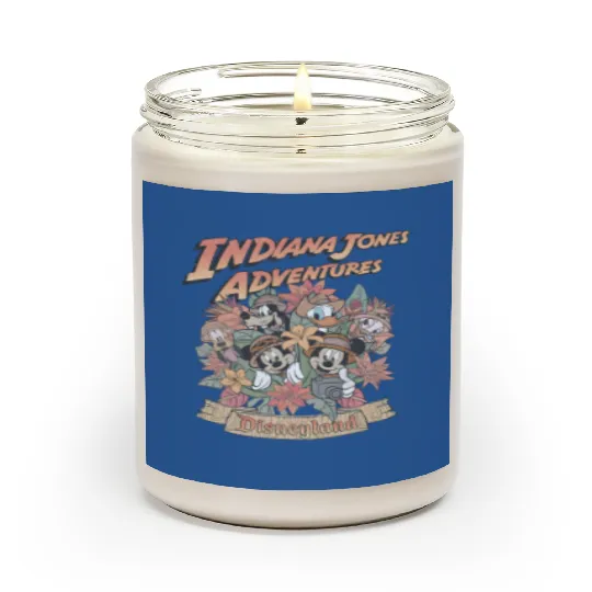 Retro Disney Indiana Jones Scented Candles, Indiana