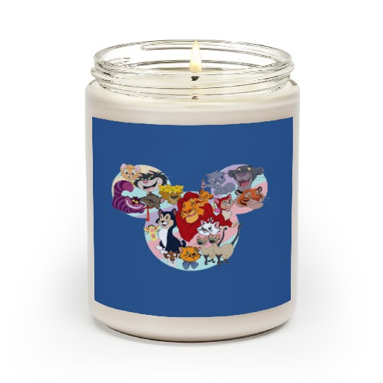Disney Cats Scented Candles, Animal Kingdom Scented Candles, Mickey Mouse and Friends Scented Candles, Simba Scented Candles